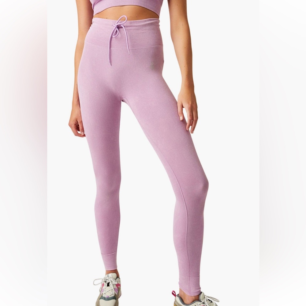 NWT Free People Movement Go To Legging - Washed Chive Blossom (Medium/Large) - Picture 5 of 6